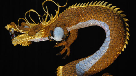 Linh vật Rồng - Công mạ vàng làm 369 ngày đêm ra mắt tại Đà Lạt