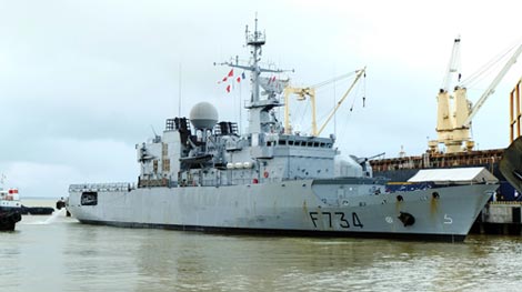 Tuần dương hạm Hải quân Pháp thăm hữu nghị Tiên Sa