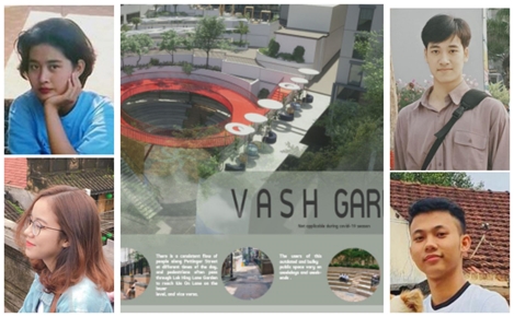 Sinh viên ĐH Đà Nẵng đạt giải Á quân Cuộc thi thiết kế kiến trúc cảnh quan quốc tế