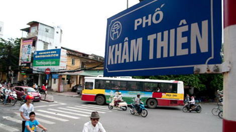Lập quy hoạch thiết kế đô thị hai bên tuyến phố Khâm Thiên