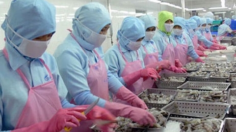 Thí điểm kéo dài thời gian thông quan thủy sản qua Cửa khẩu Kim Thành