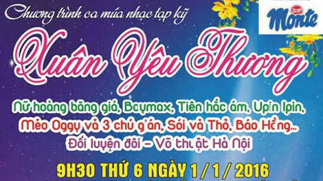 Mang xuân yêu thương về cho trẻ em khó khăn
