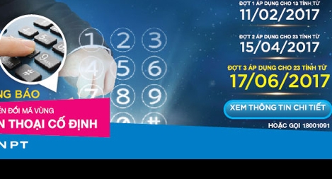 VNPT đã sẵn sàng chuyển đổi mã vùng điện thoại cố định giai đoạn 3