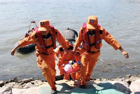 Diễn tập cứu nạn hàng hải trên biển