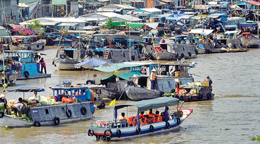  Đi chợ nổi Cái Răng ngày Tết