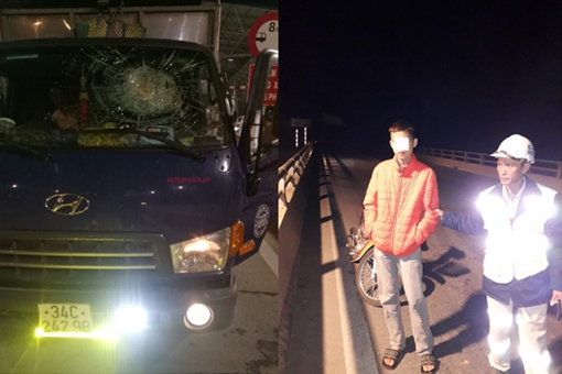 Bốn đối tượng rủ nhau ném đá xe ô tô trên cao tốc Hạ Long – Vân Đồn