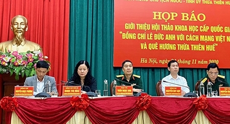 Hội thảo khoa học cấp quốc gia kỷ niệm ngày sinh đồng chí Lê Đức Anh