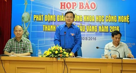 Phát động Giải thưởng Khoa học công nghệ thanh niên Quả Cầu Vàng 2016