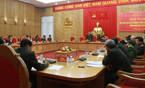 Giao ban công tác tư tưởng và nắm bắt dư luận xã hội trong CAND