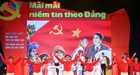 Chương trình nghệ thuật “Mãi mãi niềm tin theo Đảng”