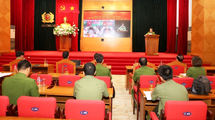 Tập huấn công tác điều tra thân thiện với trẻ em