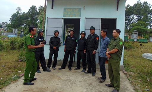 Lực lượng dân phòng tích cực phối hợp tuần tra, đảm bảo ANTT cơ sở